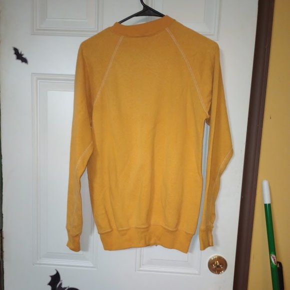 Vintage Yellow Pullover Mayflower Crew Neck Size Large - Picture 7 of 7